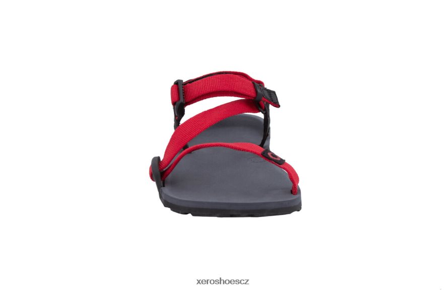 Z420TP226 dřevěné uhlí / červená paprika Xero Shoes z-trail - nejlepší sportovní sandály - děti