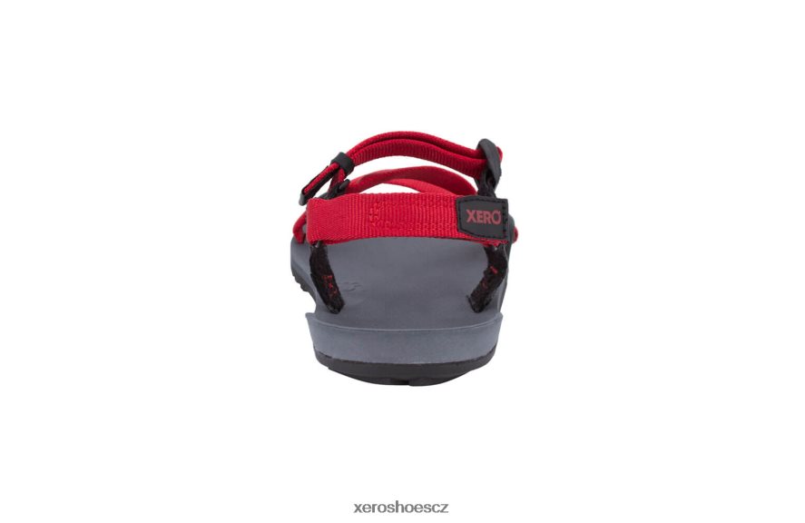 Z420TP226 dřevěné uhlí / červená paprika Xero Shoes z-trail - nejlepší sportovní sandály - děti
