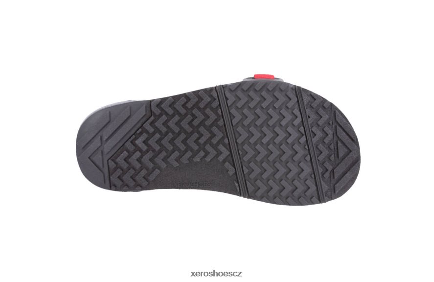 Z420TP226 dřevěné uhlí / červená paprika Xero Shoes z-trail - nejlepší sportovní sandály - děti