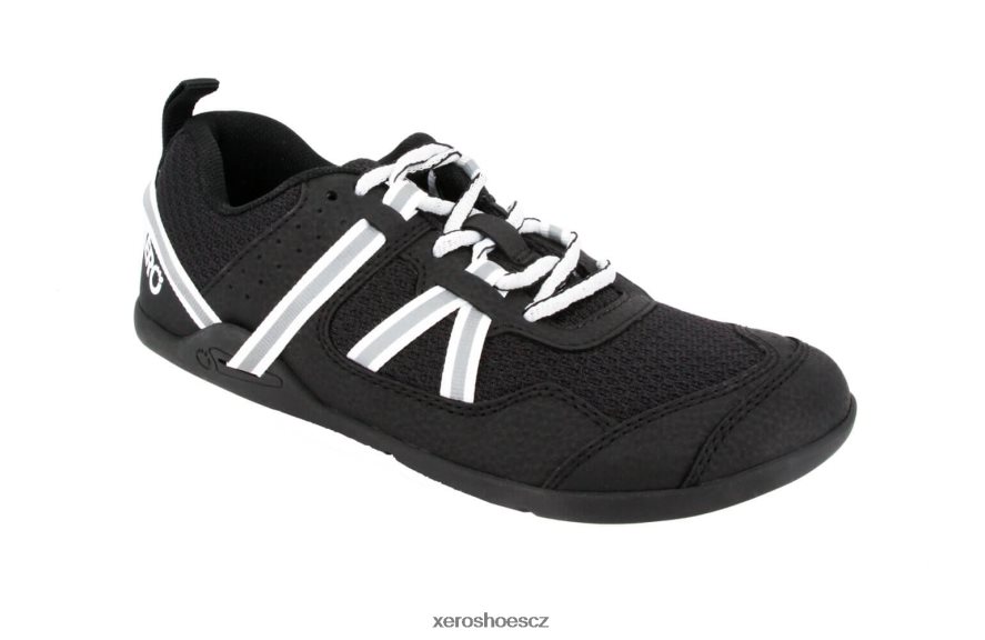 Z420TP284 Černá bílá Xero Shoes Prio běžecká a fitness obuv - dětská