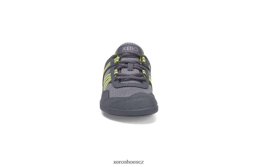 Z420TP285 šedá / limetka Xero Shoes Prio běžecká a fitness obuv - dětská