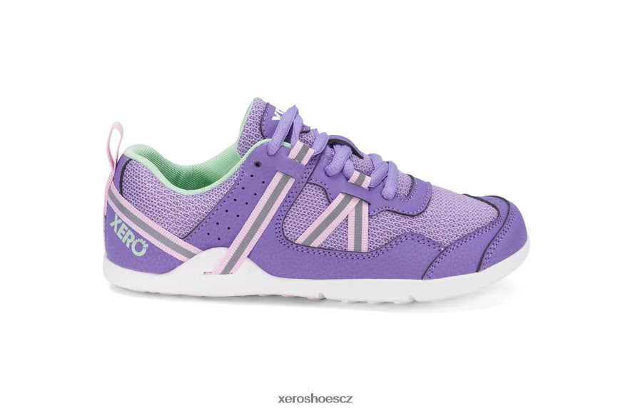 Z420TP286 lila / růžová Xero Shoes Prio běžecká a fitness obuv - dětská