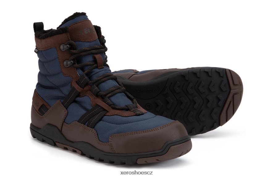 Z420TP107 hnědá / námořnická Xero Shoes alpine - pánské sněhule