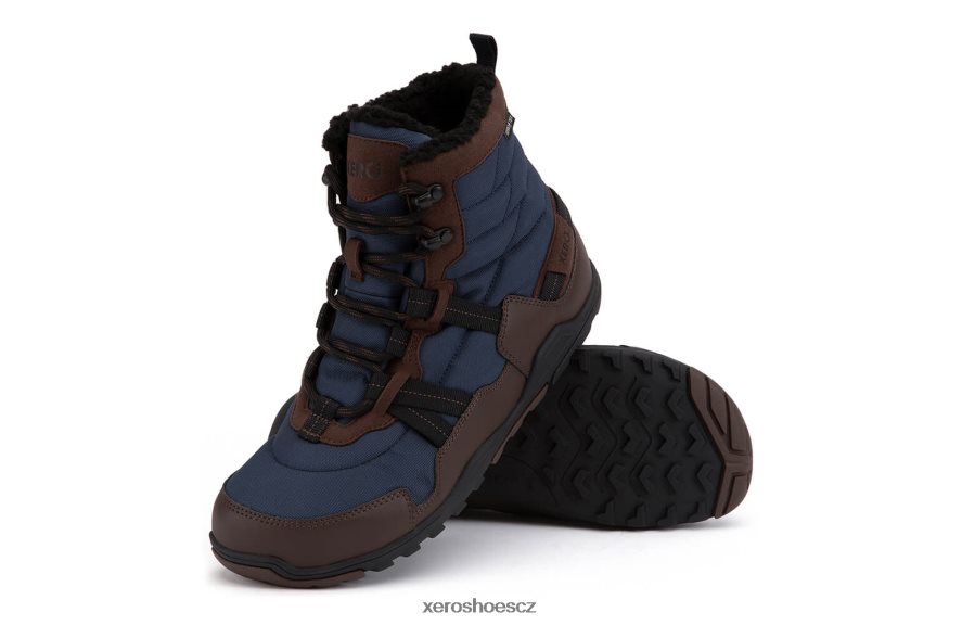 Z420TP107 hnědá / námořnická Xero Shoes alpine - pánské sněhule