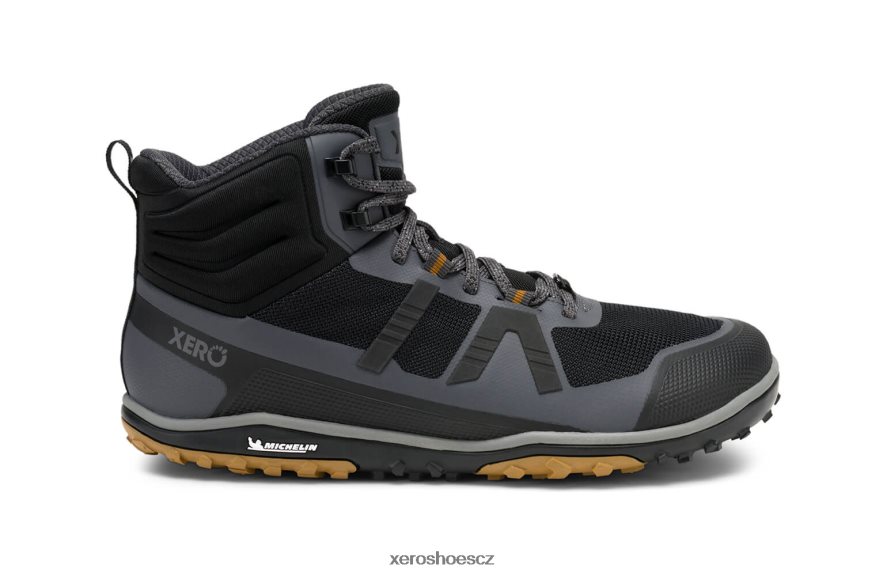 Z420TP90 asfalt / černá Xero Shoes scrambler mid ii - ultralehký hiker s michelinovou vláknitou podrážkou