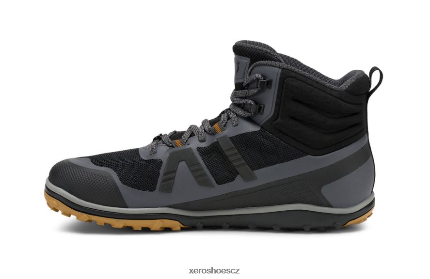 Z420TP90 asfalt / černá Xero Shoes scrambler mid ii - ultralehký hiker s michelinovou vláknitou podrážkou