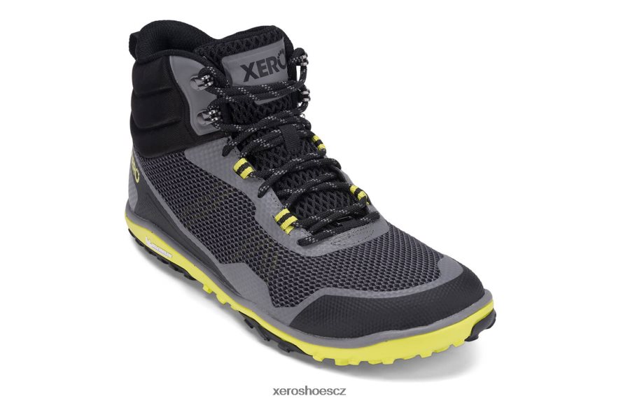 Z420TP95 ocelově šedá / sírová Xero Shoes Scrambler mid - ultralehká turistická bota s michelin fiberlite podrážkou