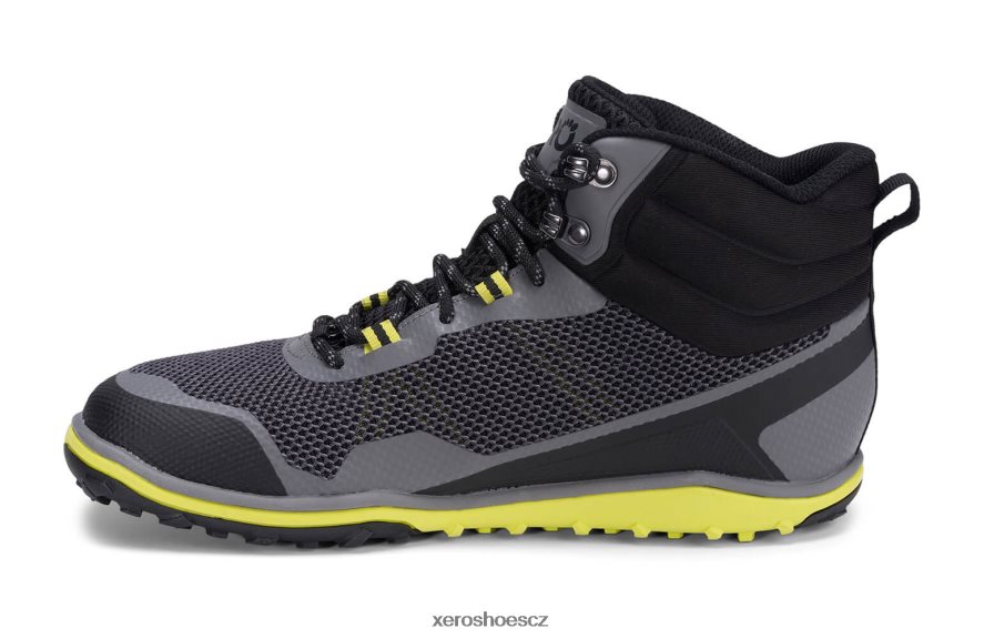 Z420TP95 ocelově šedá / sírová Xero Shoes Scrambler mid - ultralehká turistická bota s michelin fiberlite podrážkou