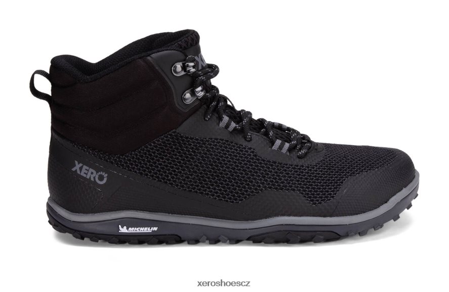 Z420TP96 Černá Xero Shoes Scrambler mid - ultralehká turistická bota s michelin fiberlite podrážkou