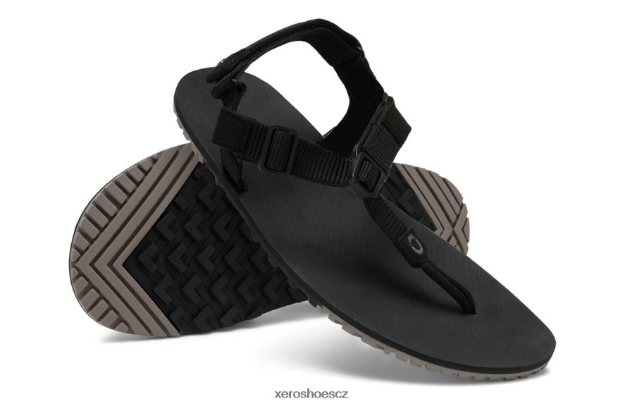 Z420TP77 Černá Xero Shoes h-trail - turistické sandály ve stylu huarache
