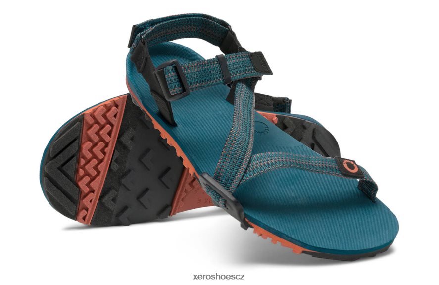 Z420TP78 hluboká laguna Xero Shoes z-trail ev - trailové turistické, běžecké a regenerační sandály