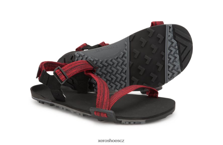 Z420TP81 Červené Xero Shoes z-trail ev - trailové turistické, běžecké a regenerační sandály