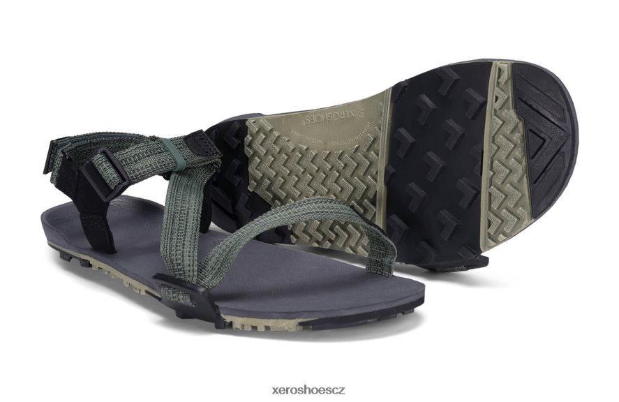 Z420TP83 vetiverová zelená Xero Shoes z-trail ev - trailové turistické, běžecké a regenerační sandály