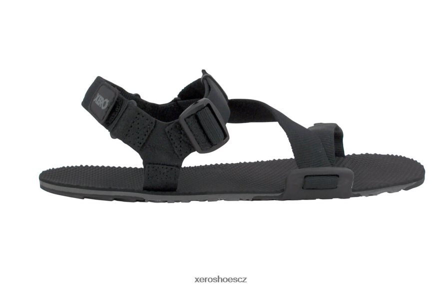 Z420TP89 uhlí černá / černá Xero Shoes naboso trailové sportovní sandály - pánské