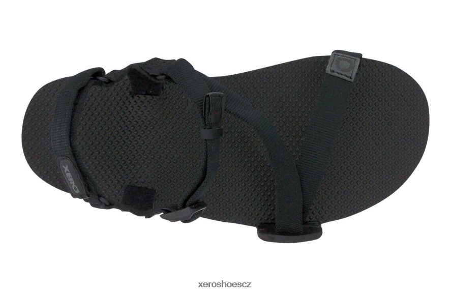Z420TP89 uhlí černá / černá Xero Shoes naboso trailové sportovní sandály - pánské