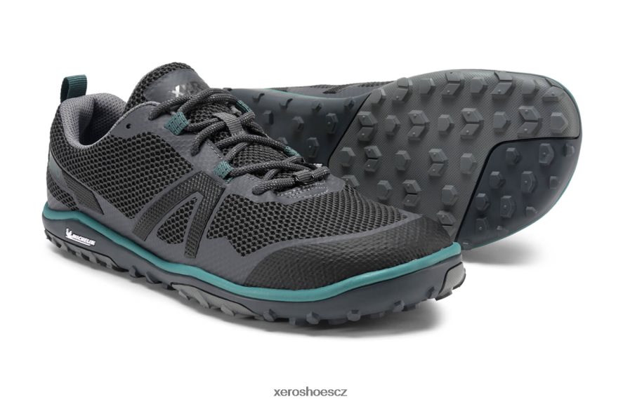Z420TP18 černá břidlice Xero Shoes Scrambler low - trailová bota s michelin fiberlite podrážkou