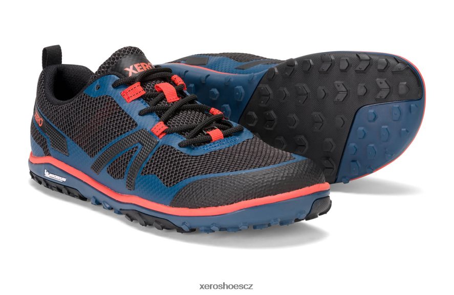 Z420TP19 legie modrá Xero Shoes Scrambler low - trailová bota s michelin fiberlite podrážkou