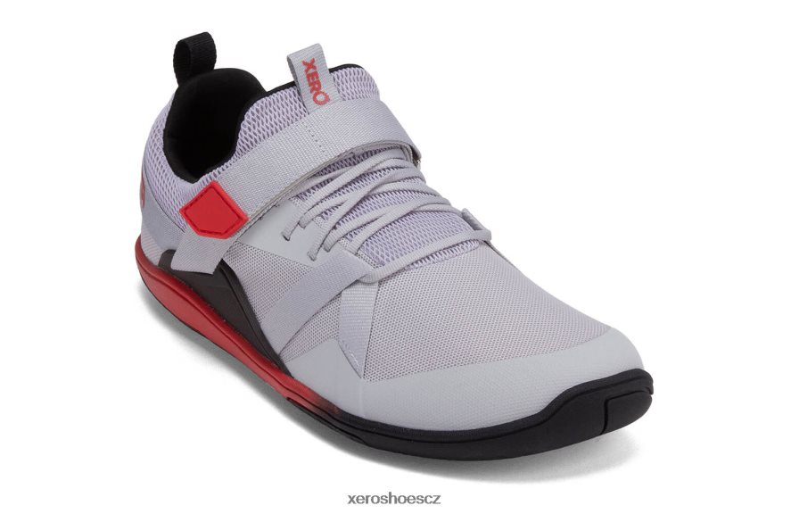 Z420TP27 mikro šedá / červená Xero Shoes trenér forza - muži