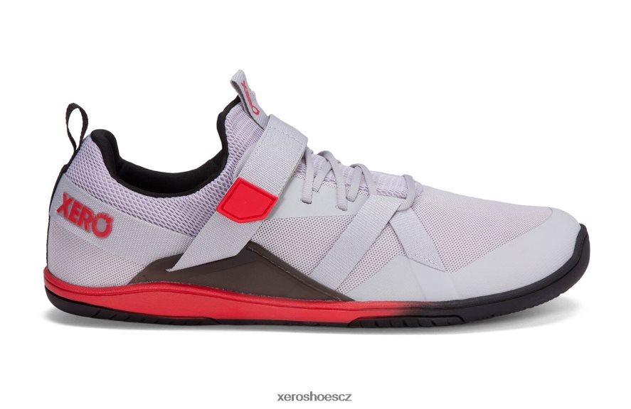 Z420TP27 mikro šedá / červená Xero Shoes trenér forza - muži