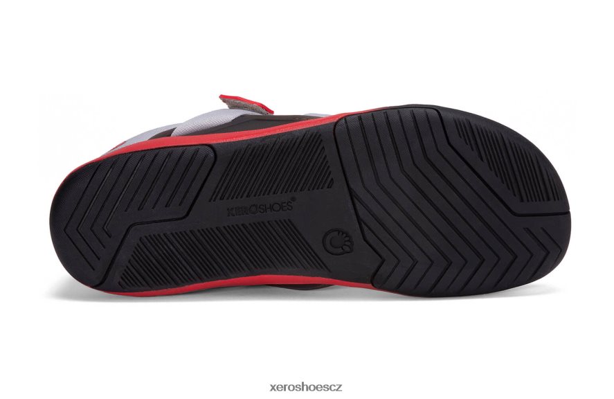 Z420TP27 mikro šedá / červená Xero Shoes trenér forza - muži