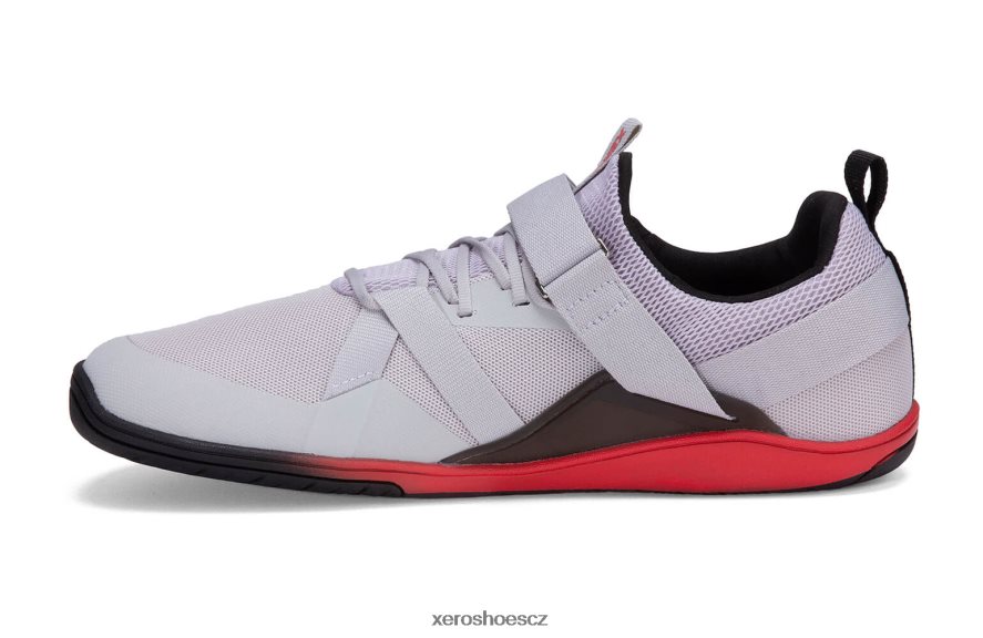 Z420TP27 mikro šedá / červená Xero Shoes trenér forza - muži