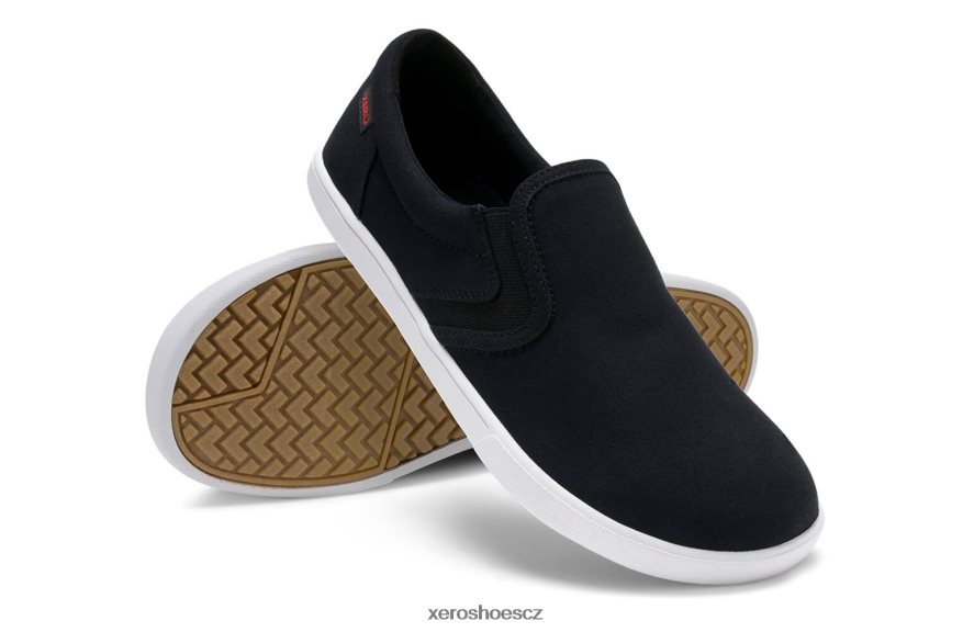 Z420TP2 Černá Xero Shoes dillon canvas slip-on - ikonické, nízkoprofilové tenisky