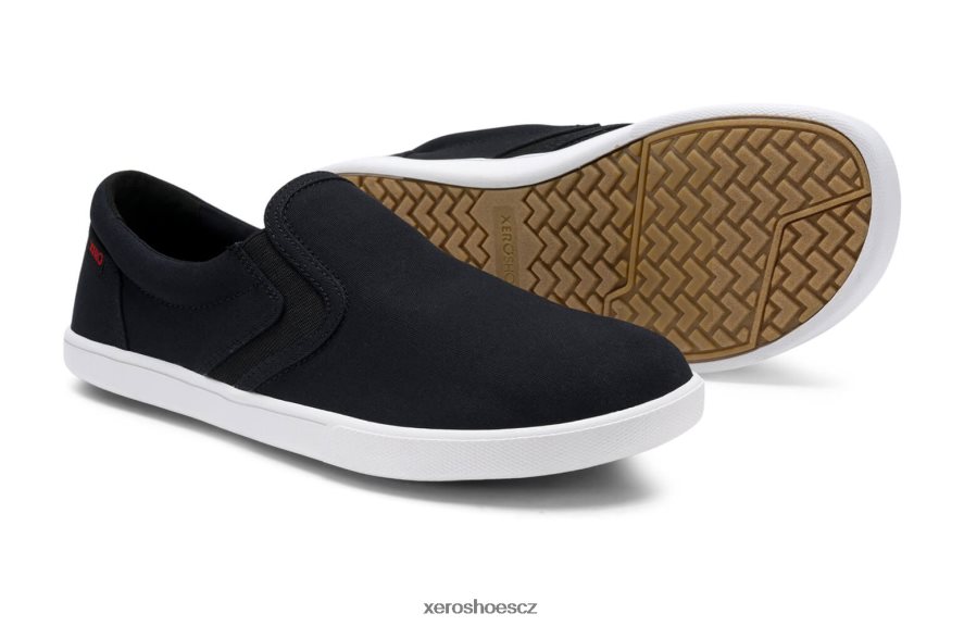 Z420TP2 Černá Xero Shoes dillon canvas slip-on - ikonické, nízkoprofilové tenisky