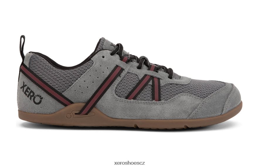 Z420TP56 ocelově šedá Xero Shoes Prio semiš ¨ c muži