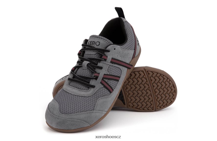 Z420TP56 ocelově šedá Xero Shoes Prio semiš ¨ c muži