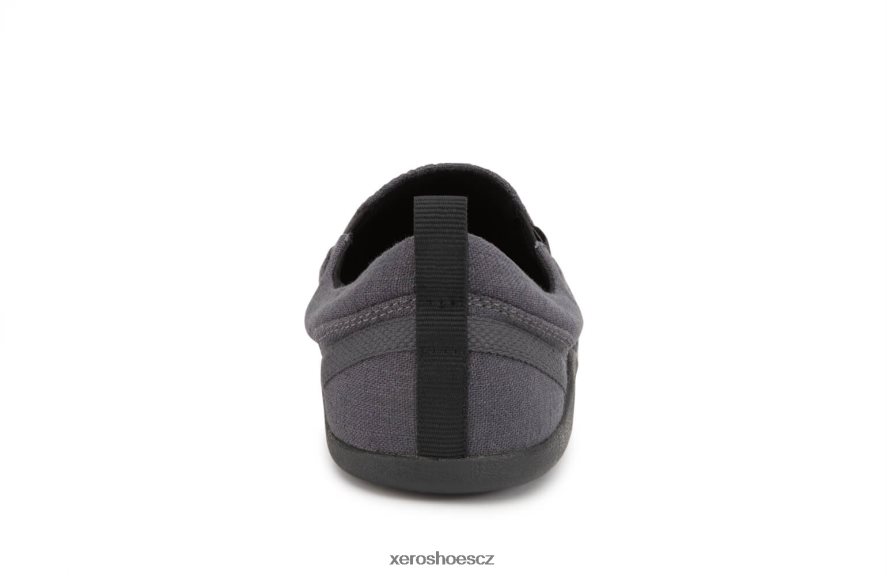 Z420TP60 asfalt Xero Shoes aptos - ležérní konopné plátno slip-on - pánské