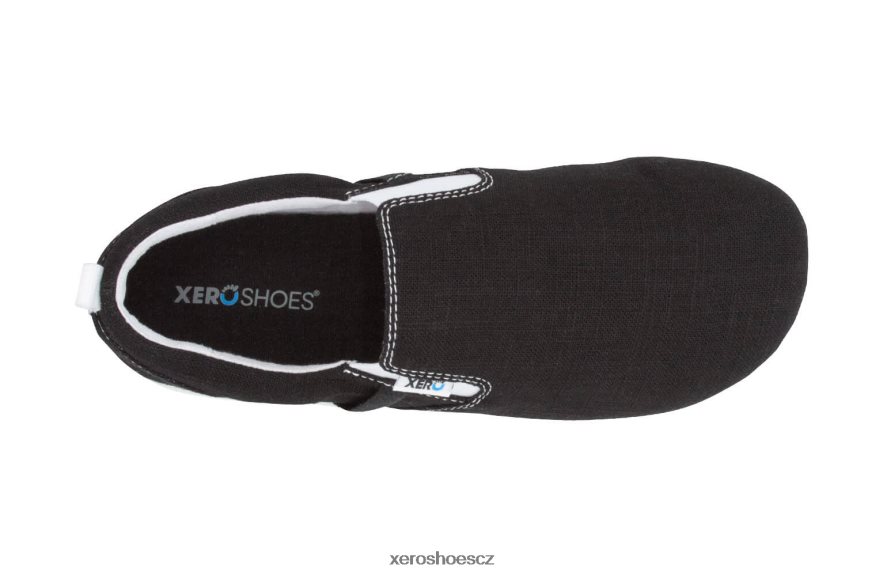 Z420TP61 Černá Xero Shoes aptos - ležérní konopné plátno slip-on - pánské