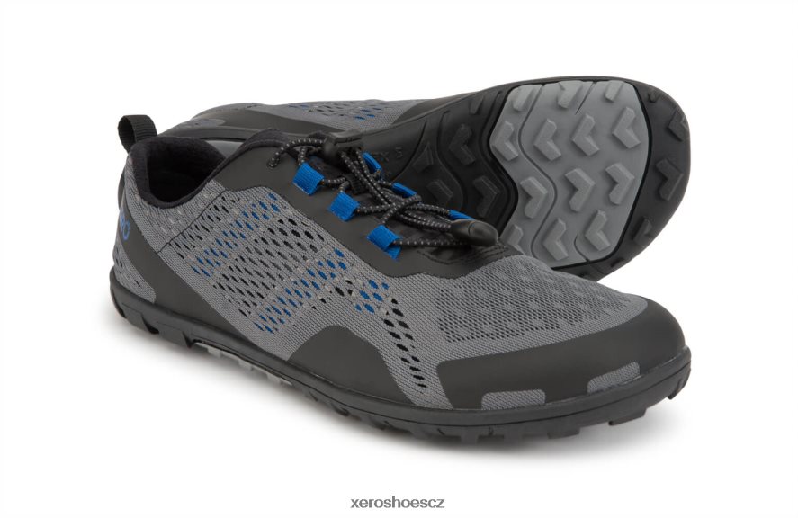 Z420TP67 ocelově šedá / modrá Xero Shoes aqua x sport ¨ c muži