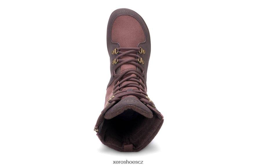 Z420TP198 čokoládová švestka Xero Shoes mika - vaše bota vhodná do chladného počasí