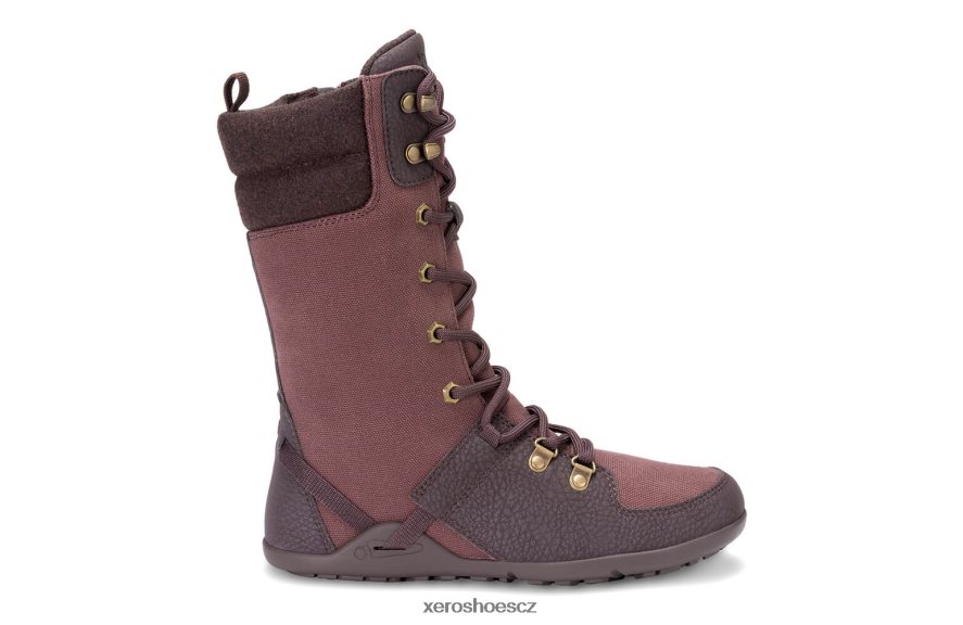 Z420TP198 čokoládová švestka Xero Shoes mika - vaše bota vhodná do chladného počasí