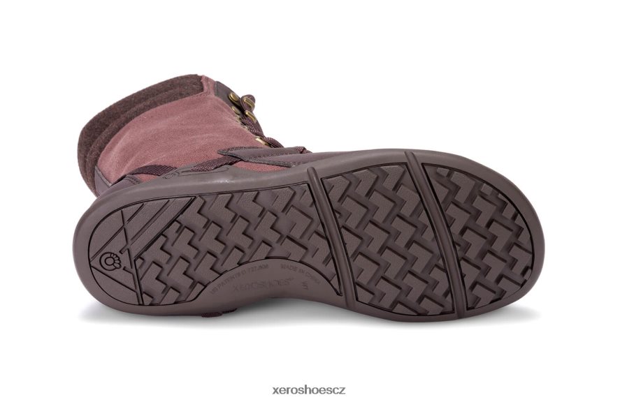 Z420TP198 čokoládová švestka Xero Shoes mika - vaše bota vhodná do chladného počasí