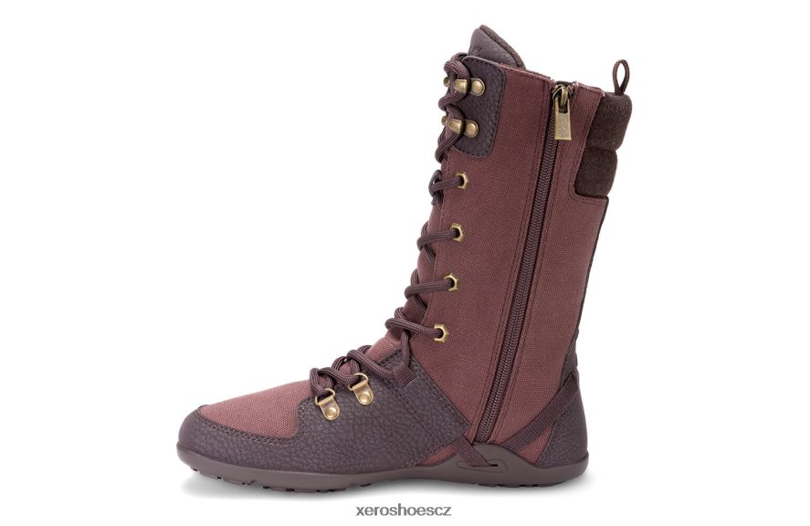 Z420TP198 čokoládová švestka Xero Shoes mika - vaše bota vhodná do chladného počasí