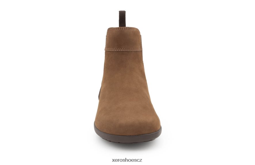 Z420TP219 karamela Xero Shoes tari - kožená chelsea bota pro ženy