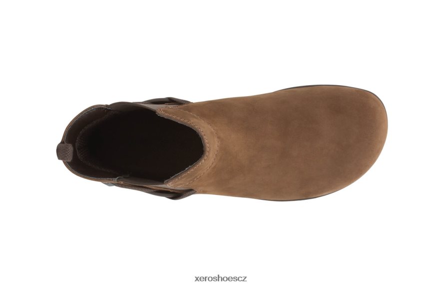 Z420TP219 karamela Xero Shoes tari - kožená chelsea bota pro ženy
