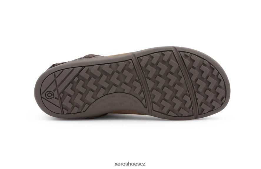 Z420TP219 karamela Xero Shoes tari - kožená chelsea bota pro ženy