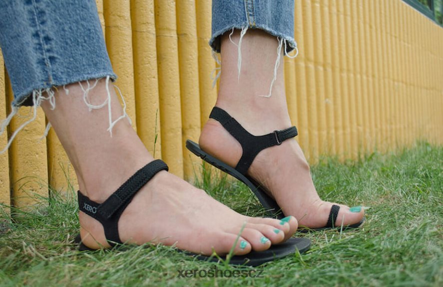 Z420TP281 Černá Xero Shoes jessie - dámský ležérní sandál