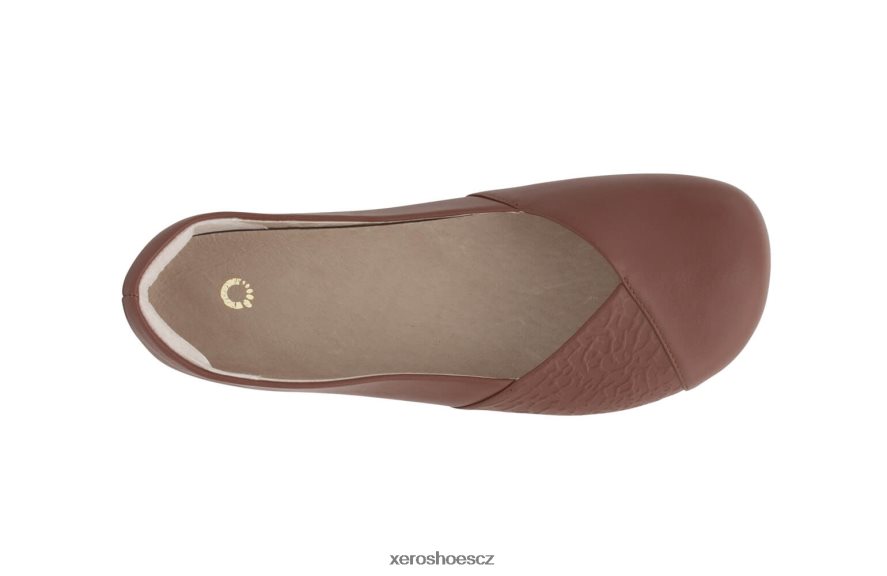 Z420TP163 hnědý Xero Shoes fénix kůže - dámské elegantní ploché