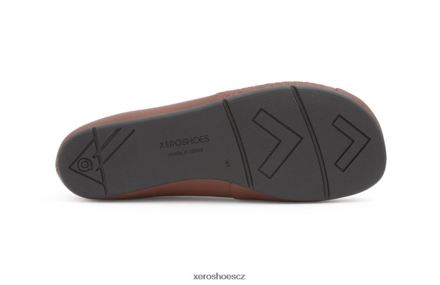 Z420TP163 hnědý Xero Shoes fénix kůže - dámské elegantní ploché