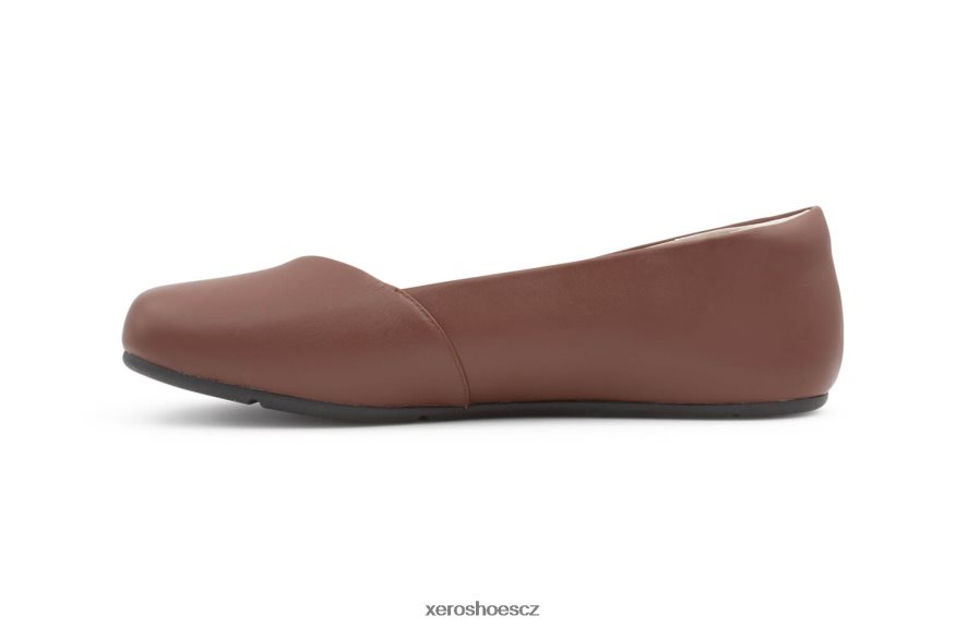 Z420TP163 hnědý Xero Shoes fénix kůže - dámské elegantní ploché