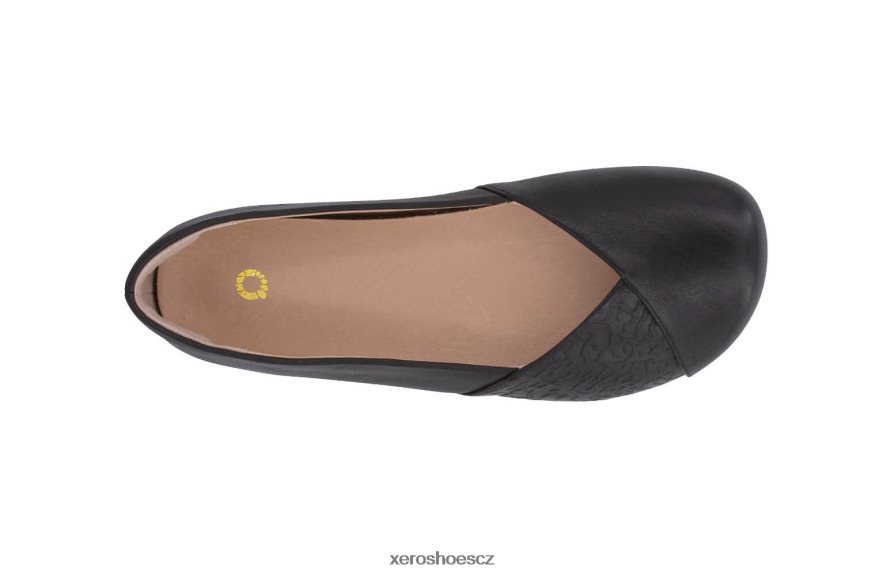 Z420TP164 Černá Xero Shoes fénix kůže - dámské elegantní ploché