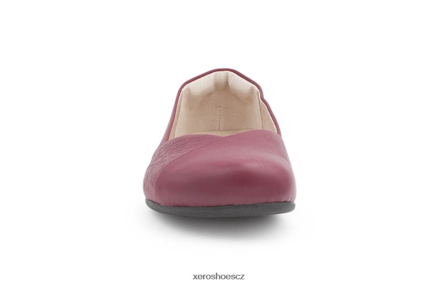Z420TP178 malina Xero Shoes fénix kůže - dámské elegantní ploché