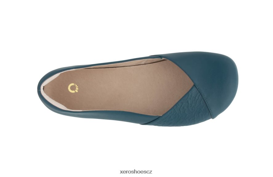Z420TP179 modrozelená Xero Shoes fénix kůže - dámské elegantní ploché