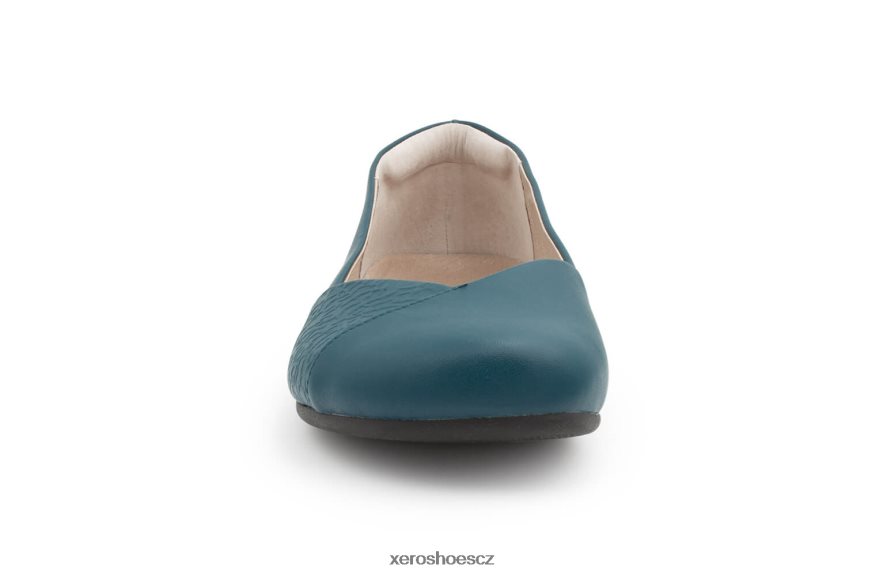 Z420TP179 modrozelená Xero Shoes fénix kůže - dámské elegantní ploché