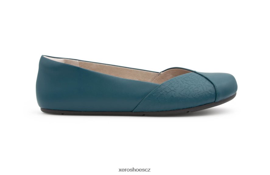 Z420TP179 modrozelená Xero Shoes fénix kůže - dámské elegantní ploché