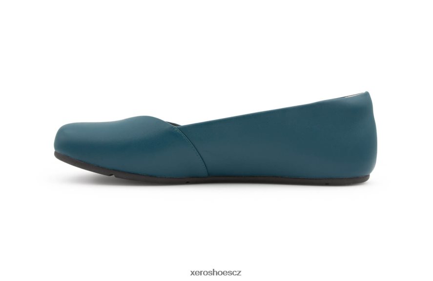 Z420TP179 modrozelená Xero Shoes fénix kůže - dámské elegantní ploché
