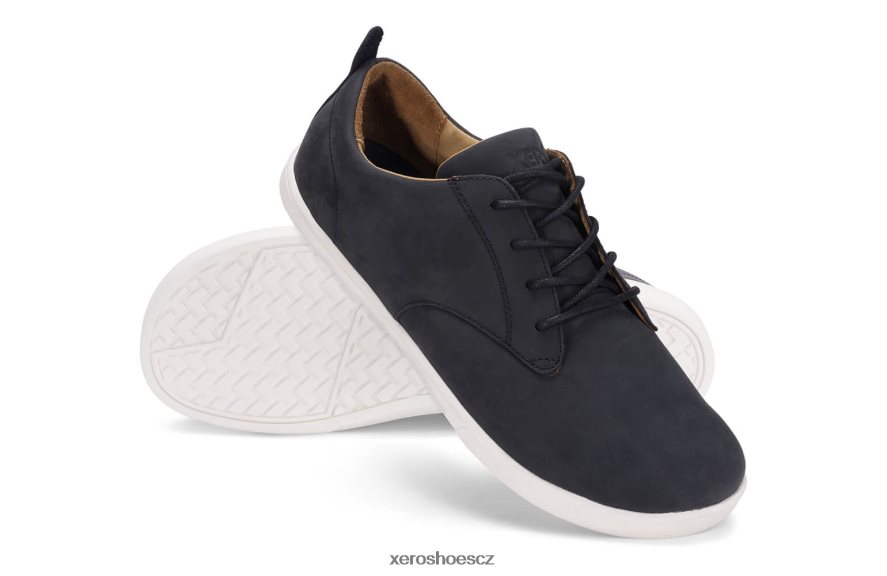 Z420TP50 Černá bílá Xero Shoes glenn - muži ¡¯ s šaty-neformální kožené boty